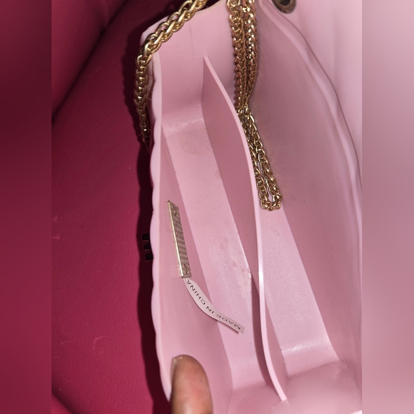 Mini Pink Crossbody Satchel - Picture 5 of 6